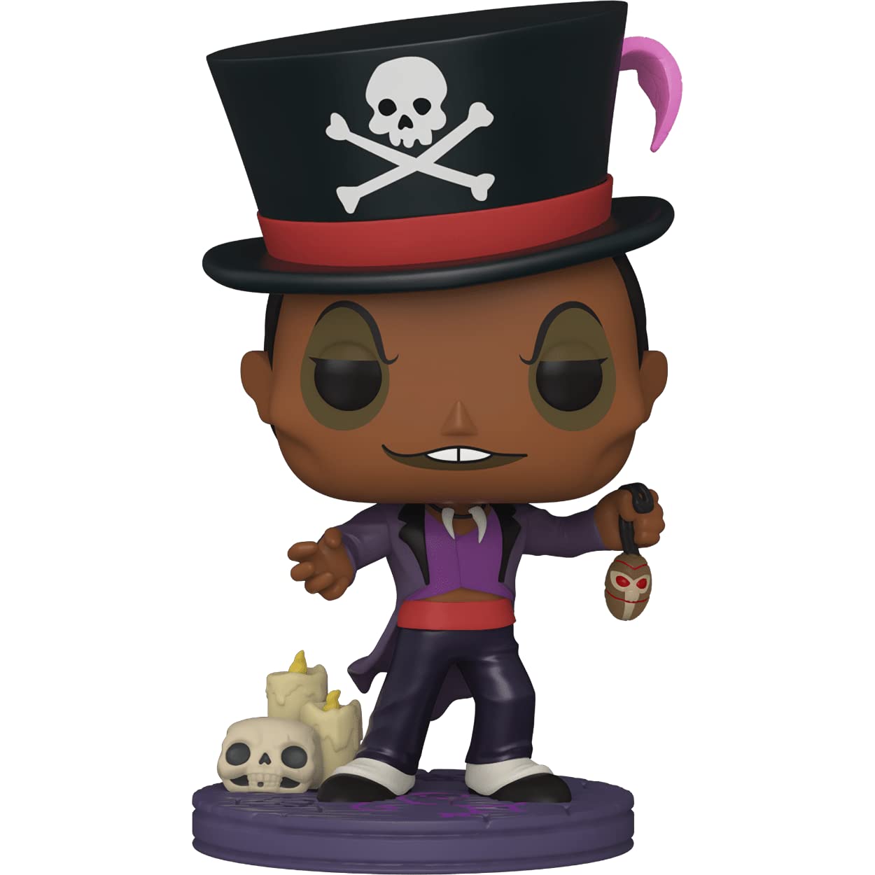 Funko Doctor Facilier: P o p ! Vinyl Figurine Bundle with 1 Compatible 'ToysDiva' Graphic Protector (1084-57350 - B)
