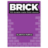 Legion Supplies LGNBRKPUR Deck Protector - Brick Eldritch Purple Card Sleeves44; 100 Per Pack