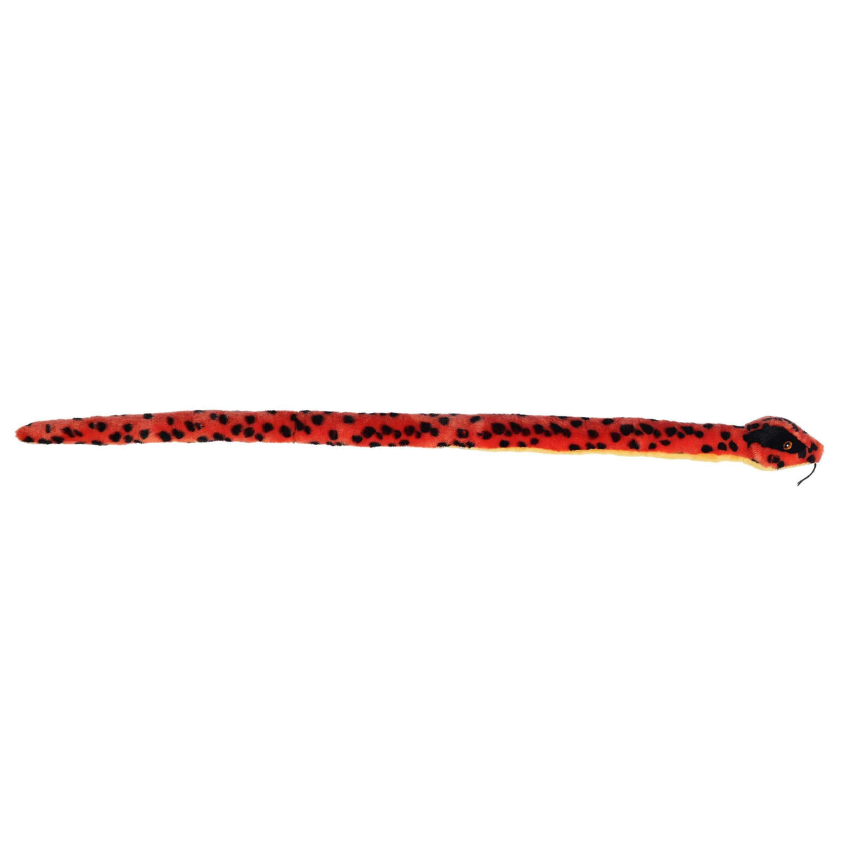 Aurora Snake 50" Red Viper Playful Stuffed Animal