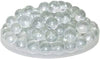 20 Pcs 10mm Clear Glass Marbles Solid Marble Beads Marbles Games Bouncing Ball Pinball Machine for Vase Fish Tank Filler Home Decor, Dice and Marble