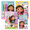 Gabby's Dollhouse Coloring Book Bundle - 4-Pack Activity Set with Coloring Books, Crayons, Stickers, Ages 3+