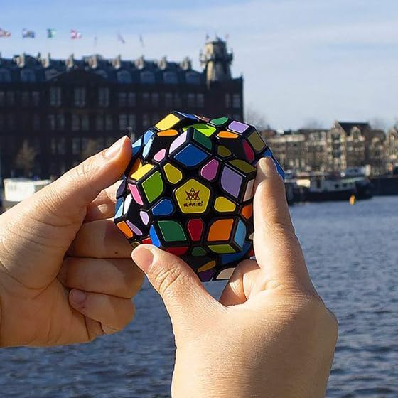 Meffert's Megaminx - The Original 12-Faced 3D Brainteaser Puzzle from Recent Toys - Travel-Friendly Fun for Ages 9 to Adult