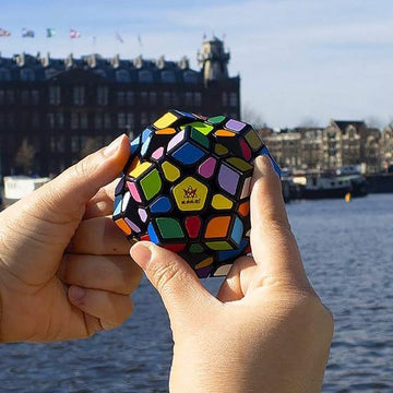 Meffert's Megaminx - The Original 12-Faced 3D Brainteaser Puzzle from Recent Toys - Travel-Friendly Fun for Ages 9 to Adult