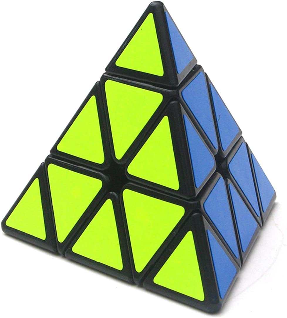 Pyramid Magic Speed Cube Rainbow Dysmorphism Magic Cube Twist 3x3 Stickerelss Speed Cube Puzzle Toys By YUNTENG