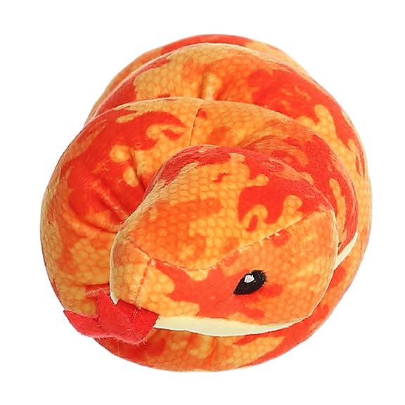 Aurora® Playful Snake Wrist Wranglers™ Fiery Inferno Snake™ Stuffed Animal - Vibrant Colors for an Eye-Catching Design - Perfect for Kids, Adults,