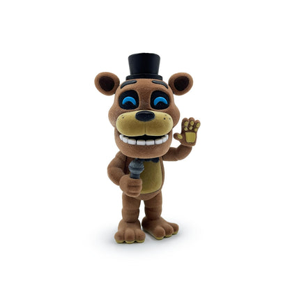Youtooz FNAF Freddy Flocked 4.7" Vinyl Figure, Collectible Freddy Flocked Vinyl Figure from Five Nights at Freddy's FNAF Vinyl Collection
