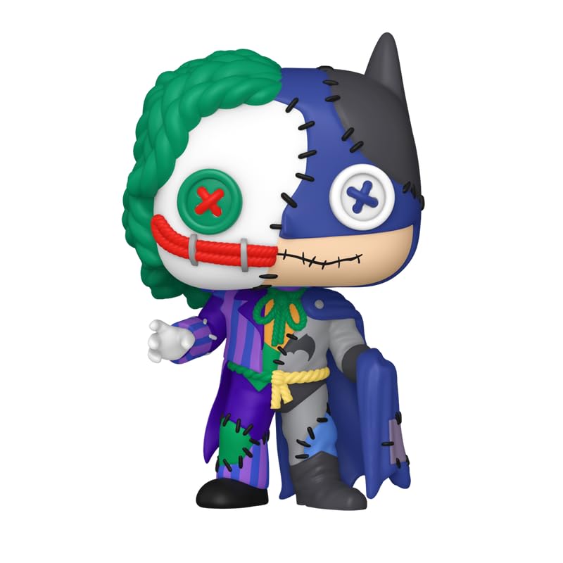 Funko POP! Heroes Batman Patchwork The Joker Vinyl Figure, 4.1 inches