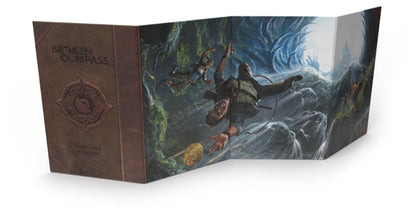 Broken Compass Adventure Narrator ACESSORY KIT - Roleplaying Game Inspired by Adventure Movies, Fun RPG for Kids and Adults, Ages 14+, 2-5 Players