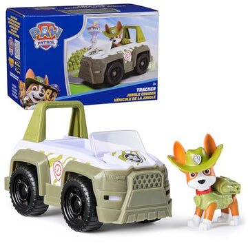 Paw Patrol, Tracker’s Jungle Rescue Vehicle, Toy Truck with Collectible Action Figure, Sustainably Minded Kids Toys for Boys & Girls Ages 3 and Up