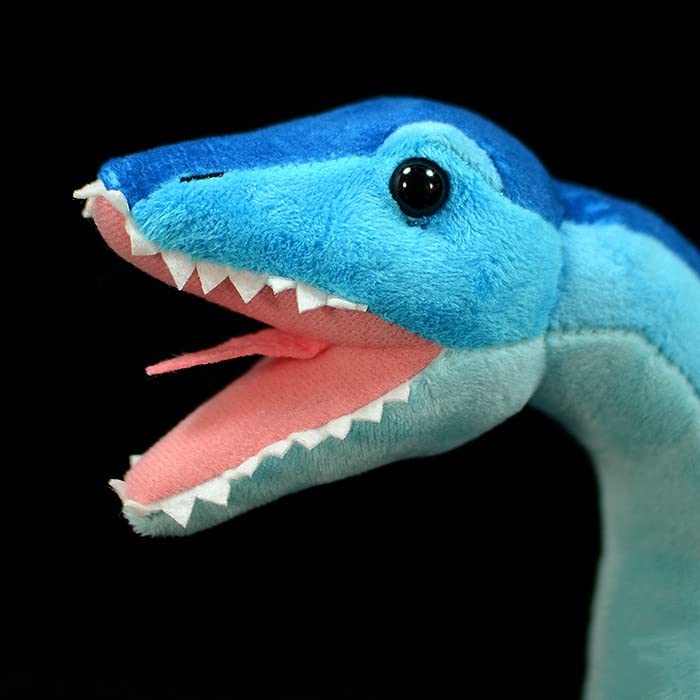 BABY FRANKIEZHOU Simulated Plesiosaur Plush Toy, 16 Inch Cute Soft Realistic Plesiosaur Stuffed Animal Dinosaur Plush Toy Doll Children Gifts Home