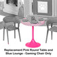 Replacement Parts for Barbie Doll Dreamhouse Doll House Playset HMX10 - Replacement Pink Round Table and Blue Lounge - Gaming Chair