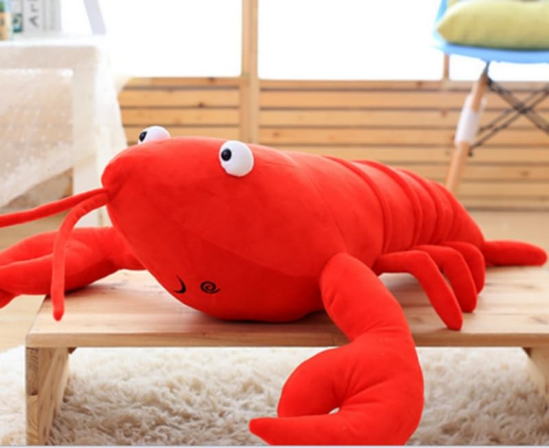 XIZHI Lobster Plush Stuffed Animal Toy Lobster Pillow Red 21 Inch Suitable for Christmas and Birthday with Huggable Gifts