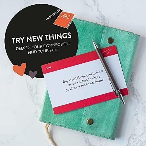 Flowjo Couple Bucket List Games for Game Night - Couples Games Card Games with 100 Original Date Night Ideas - His and Hers Fun Games - Ideal
