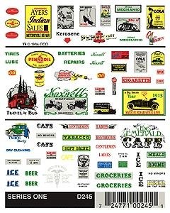 WOODLAND SCENICS D245 Series One Dry Transfers WOOU2345