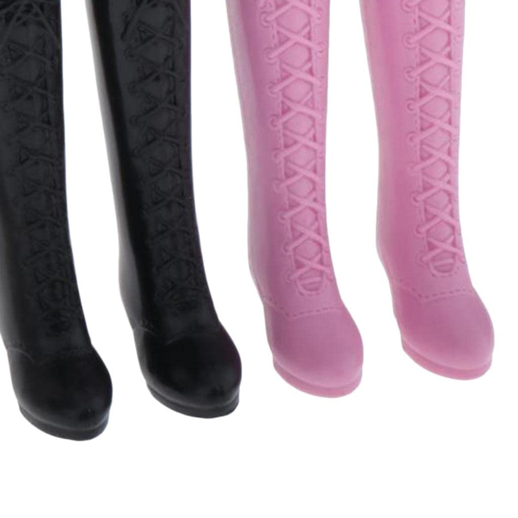 menolana 2 Pairs Wear Clothes Outfit Handmade Shoes Boots Dolls 12 Inch Doll Costumes Replacement