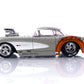 Jada Looney Tunes 1:24 1957 Chevrolet Corvette Die-cast Car & 2.75" Bugs Bunny Figure, Toys for Kids and Adults