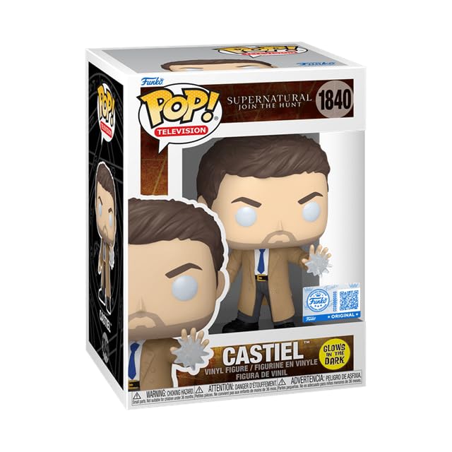 Funko Pop Castiel #1840 Glow in the Dark Vinyl Figure - Supernatural