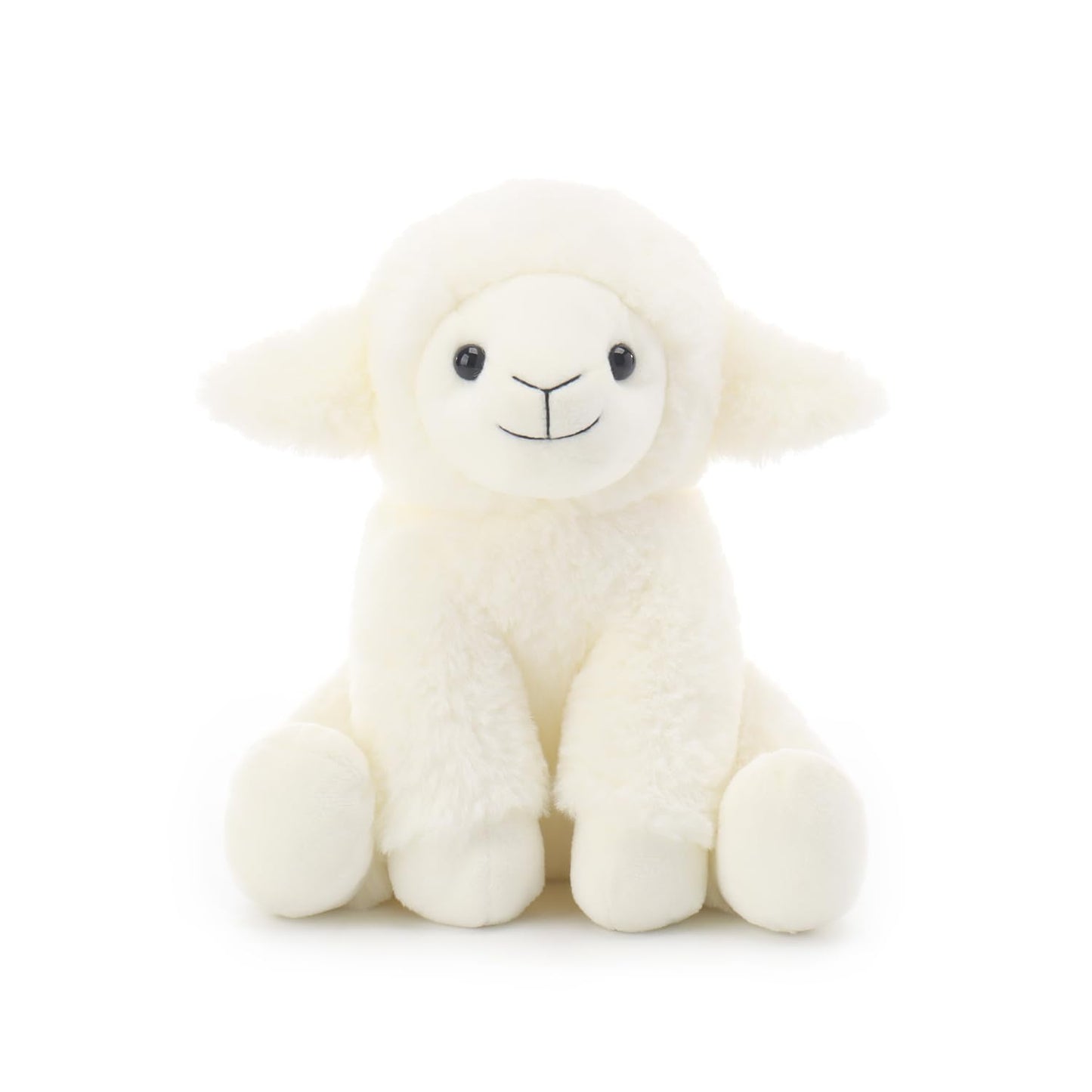 Apricot Lamb Toys Plush Cream Lamb Sheep Stuffed Animal with Soft Ears 8''
