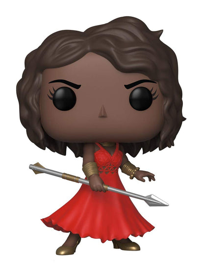 Pop! Marvel: Black Panther - Okoye with Red Dress and Removable Wig, Fall Convention Exclusive