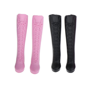 menolana 2 Pairs Wear Clothes Outfit Handmade Shoes Boots Dolls 12 Inch Doll Costumes Replacement