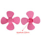 40PCS 4-Blade Propeller Blades, 2mm Shaft Mini Plastic Propellers for DC Motor, Compatible with Mini Fan, Remote Control Boat, Windmill Model, Science