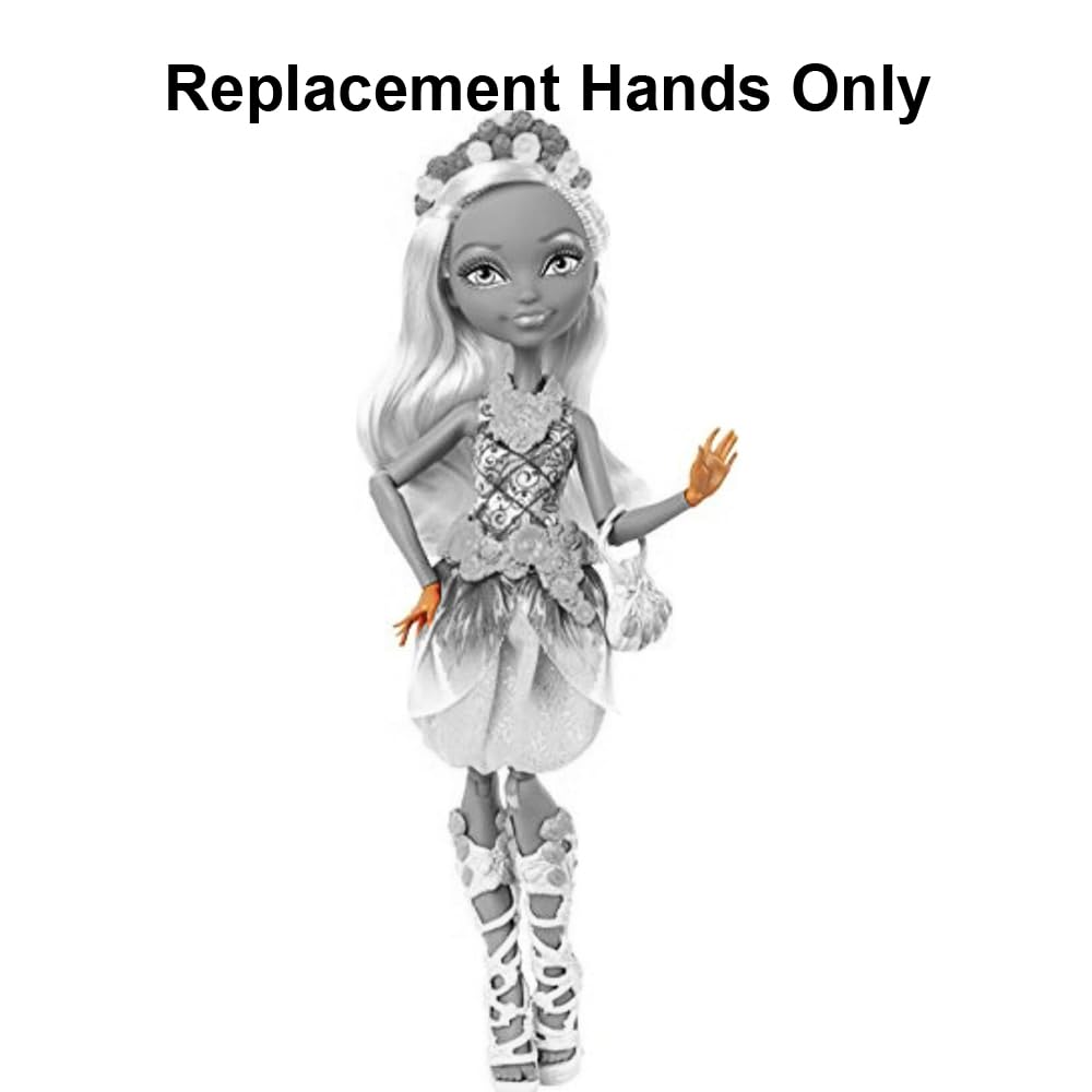 Mattel Replacement Parts for Ever After High Nina Thumbell Doll - DHF44 ~ Includes 2 Tan Replacement Hands