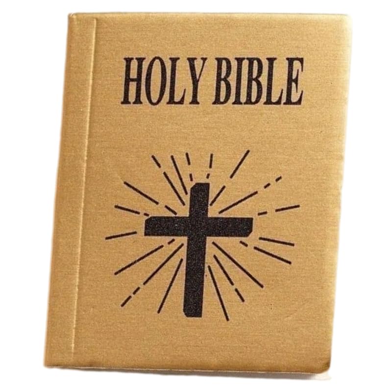 1Pc Mini Bible Pocket Book 1/12 Dollhouse Miniature Book Bookshelf Bedroom Library Accessories?Dollhouse Furniture, Dolls and Accessories