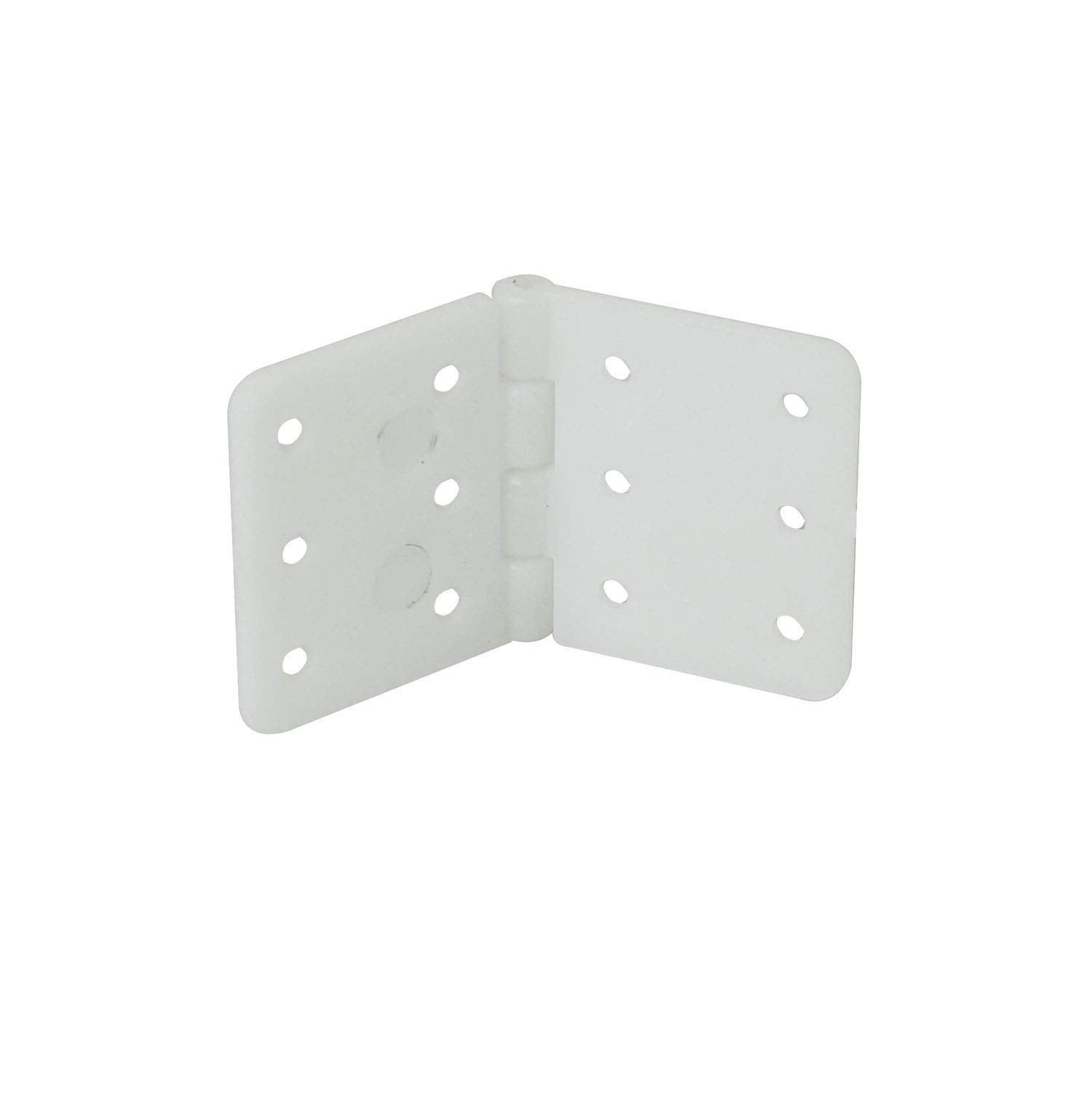 RLECS 20pcs Pinned Nylon Hinge 20x36mm L Size for RC Airplane Plane Parts Model Replacement