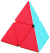 QIYI Pyramid Speed Cube 2X2 Stickless Triangle Magic Cube Puzzle Colorful