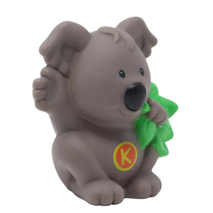 Fisher-Price Replacement Part for Collectible Little People Safari Circus A to Z Learning Zoo Playset J0134 - Replacement Koala Bear Figure Letter K