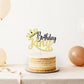 Auteby Glitter King Birthday Cake Topper,Boy Prince 1st 2nd 3rd 10th 13th 18th 21st 30th 40th 50th Birthday Cake Topper/Gender Reveal Party