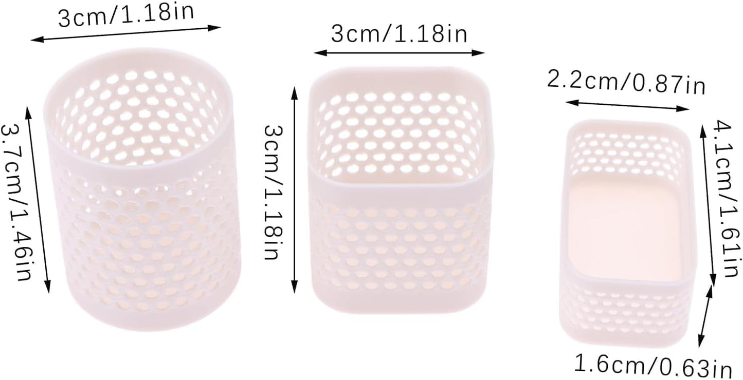 1:12 Scale Dollhouse Miniature Storage Basket, Plastic Laundry Basket, Bathroom Furniture Accessory