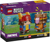 LEGO Fortnite BrickHeadz Beef Boss & Skye Figures - 288-Piece Video Game Building Set with Sword & Pickaxe Accessories, Collectible Gamer Decor Gift