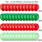 Gejoy 48 Pack Watermelon Balloons for Watermelon Party Decorations 10 Inch Red and Green Latex Balloon for Summer Themed Birthday Baby Shower Wedding