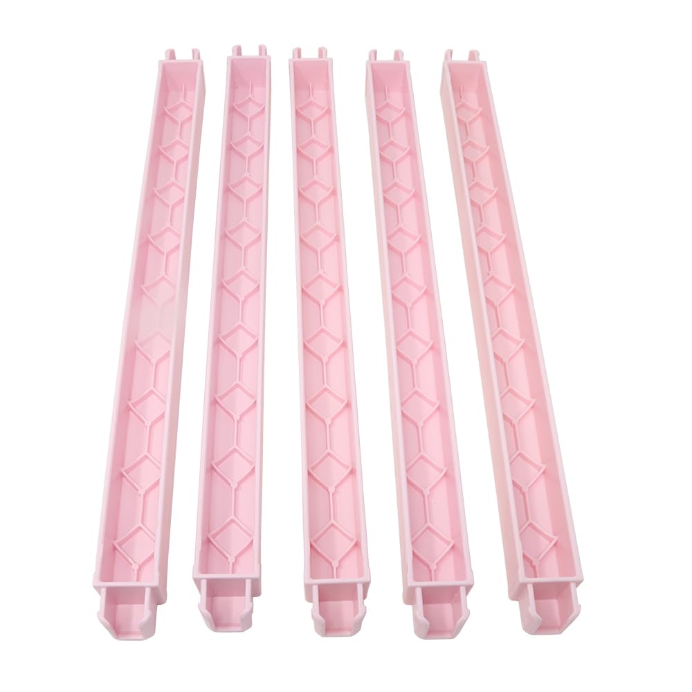 Replacement Parts for Barbie Doll Dreamhouse Doll House Playset HMX10 - Replacement Set of 5 Five Pink Columns