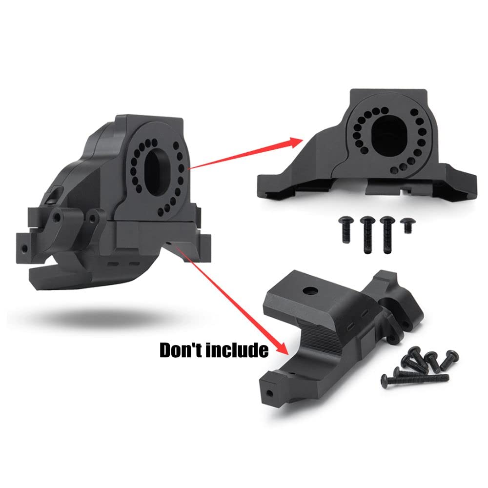 RCLions Aluminum Alloy Motor Mount Base Bracket Upgrades Parts for TRX4 T4 1/10 RC Crawler Car
