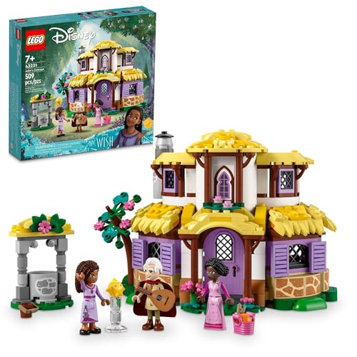 LEGO Disney Wish: Asha’s Cottage 43231 Building Toy Set, A Cottage for Role-Playing Life in The Hamlet, Collectible Gift This Holiday for Fans