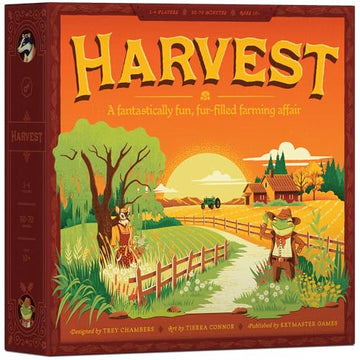 Keymaster Games Harvest | Strategy Board Game for Adults, Families, and Couples | Cozy Farming Experience | Easy-to-Learn | Quick 60-Minute Play