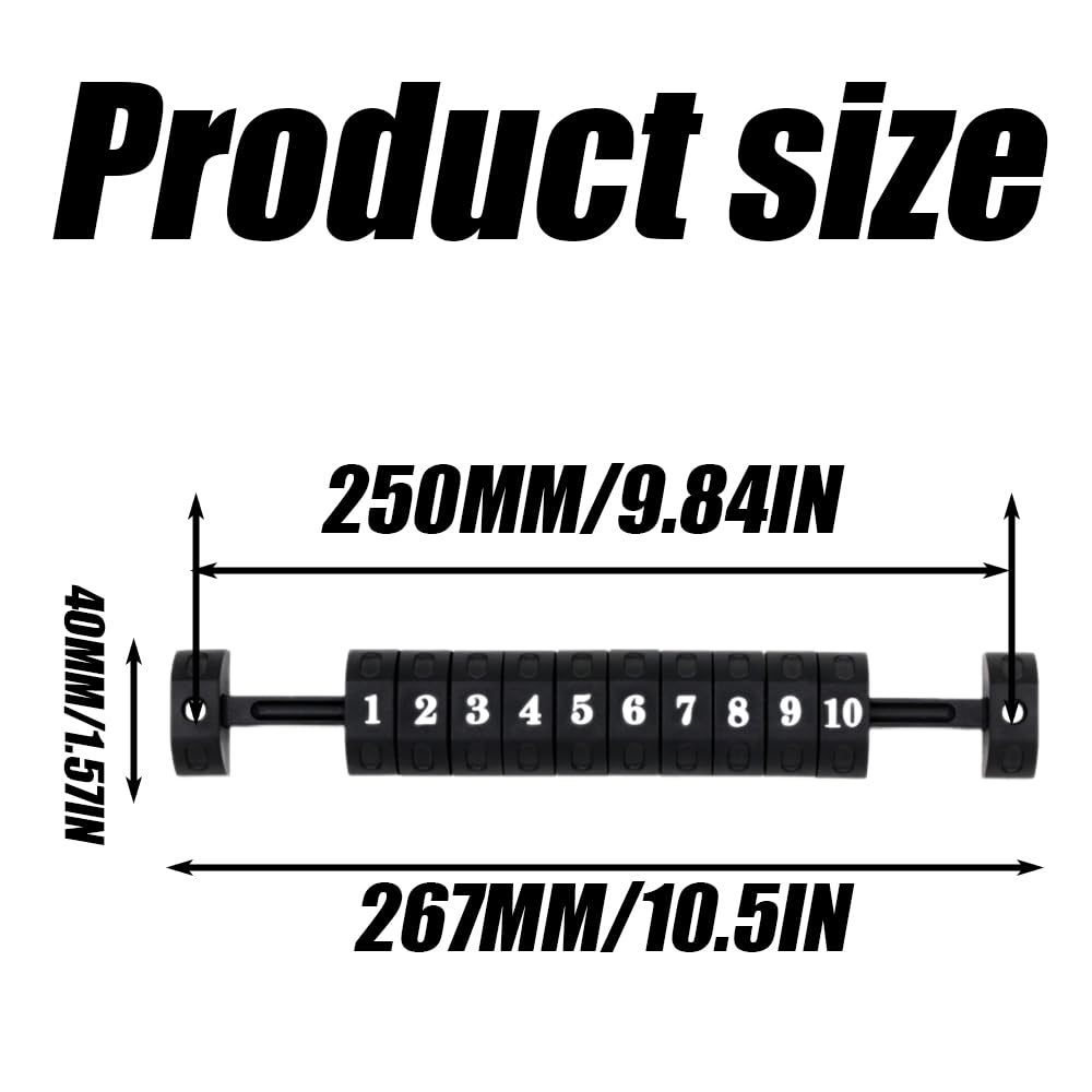 Quweiz 2 Pcs Table Football Counter, Score Goal Counter, 10 Numbers Scoring Score Counter Indicator for Air Hockey, Shuffleboard