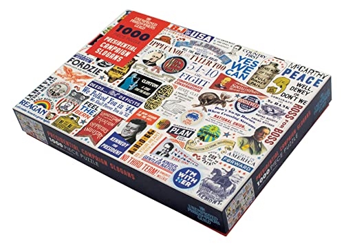 Presidential Slogan Jigsaw Puzzle - 1000 Pieces - Includes Mini Poster with Puzzle Art