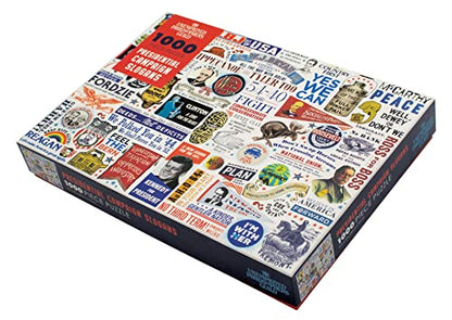 Presidential Slogan Jigsaw Puzzle - 1000 Pieces - Includes Mini Poster with Puzzle Art
