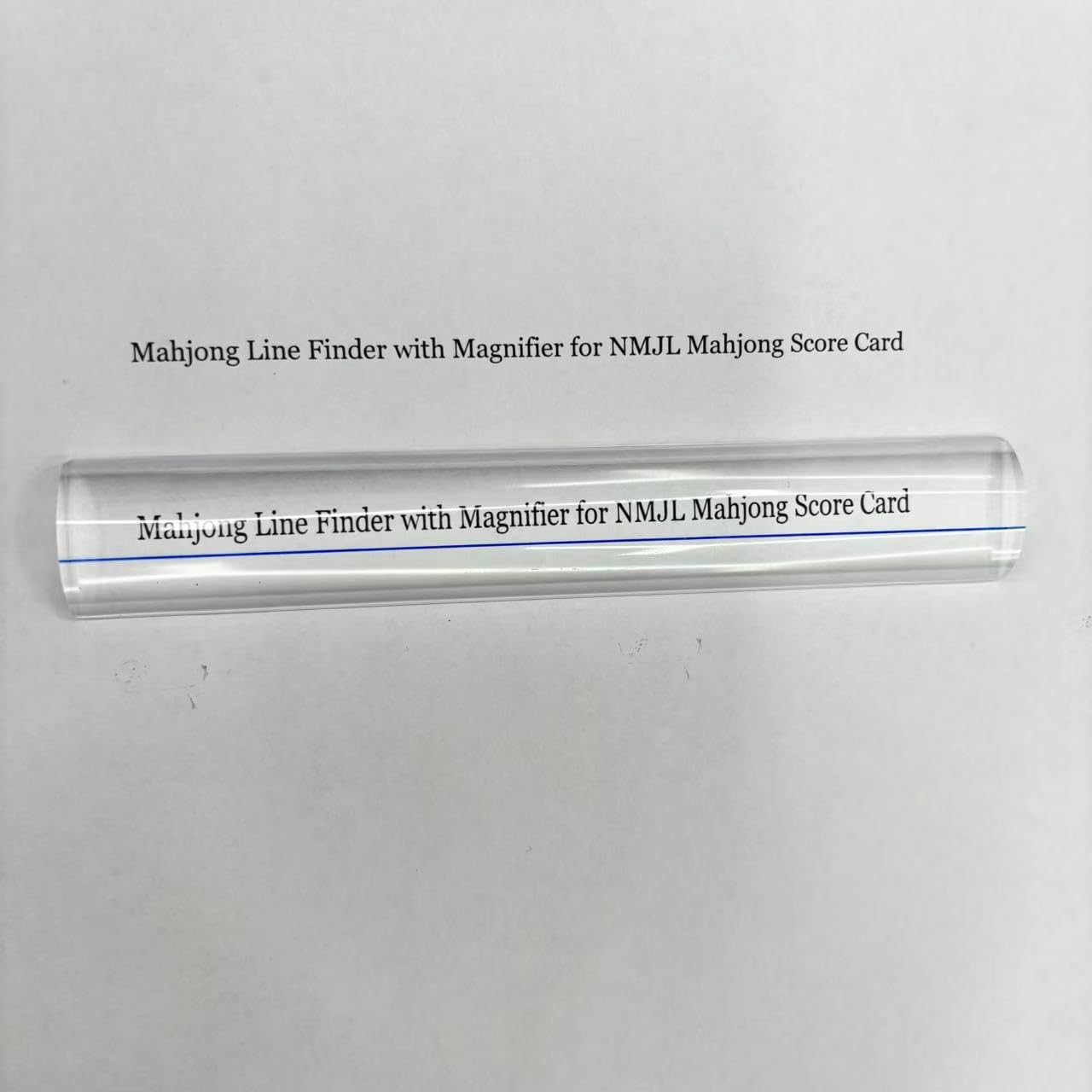 2025 Mahjong Line Magnifying Finder,Line Card Reader for Mahjong with Guiding Line,Practical Gift for Mahjong Players,Mahjong Essential Accessories