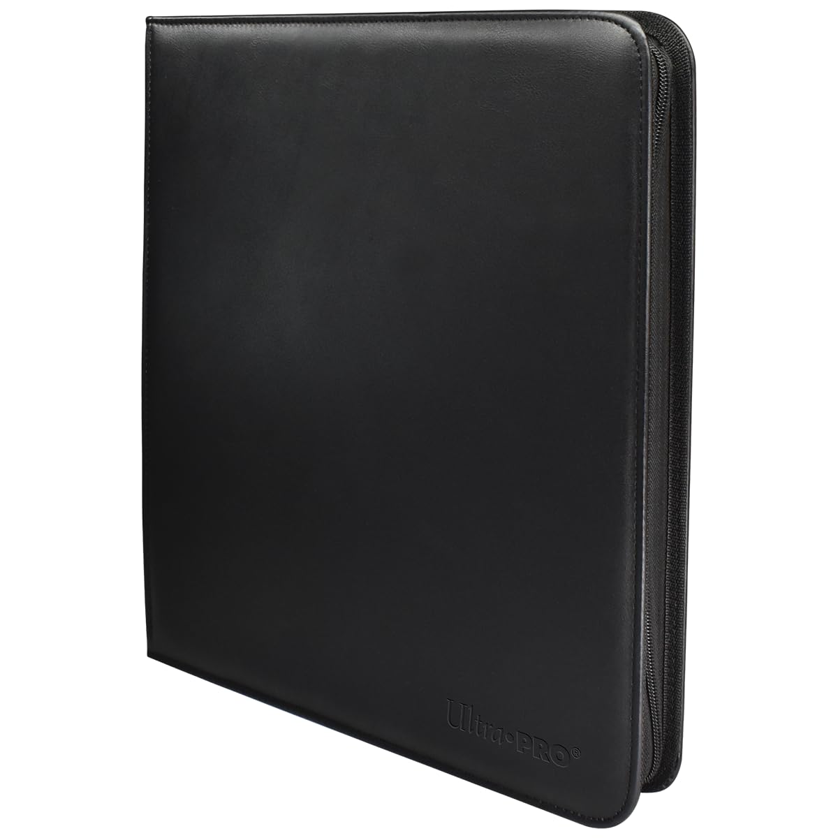 Ultra PRO - Vivid 12-Pocket Zippered PRO-Binder (Black) - Protect and Store your Valuable Gaming cards, Sports cards or Collectible Cards, Store and