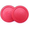 Brybelly Air Hockey Pucks - Accessories for Game Room Gaming Tabletop for Kids & Adults - 2.5 Inch Small - 2 Pucks