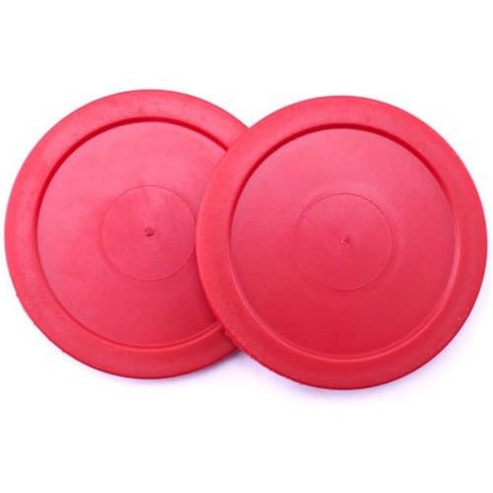 Brybelly Air Hockey Pucks - Accessories for Game Room Gaming Tabletop for Kids & Adults - 2.5 Inch Small - 2 Pucks