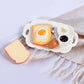 7 Pieces 1:12 Scale Miniature Breakfast Set - Dollhouse Kitchen Accessories, Includes Tray, Spoon, Cup, Coffee, Eggs, Bread, and Other Decorative