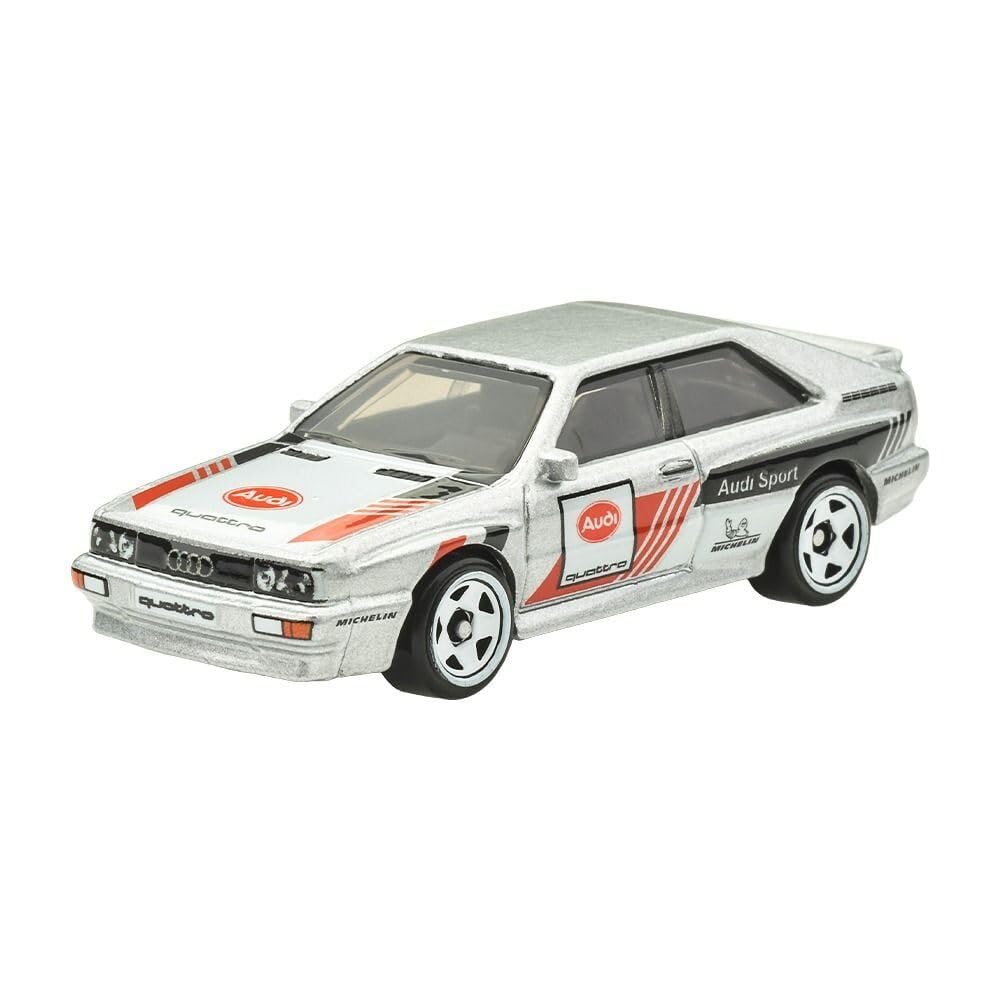 Hot Wheels Silver Series Rally Racers '87 Audi Quattro [Silver] 1/5, 1:64 Scale Diecast Toy Vehicle