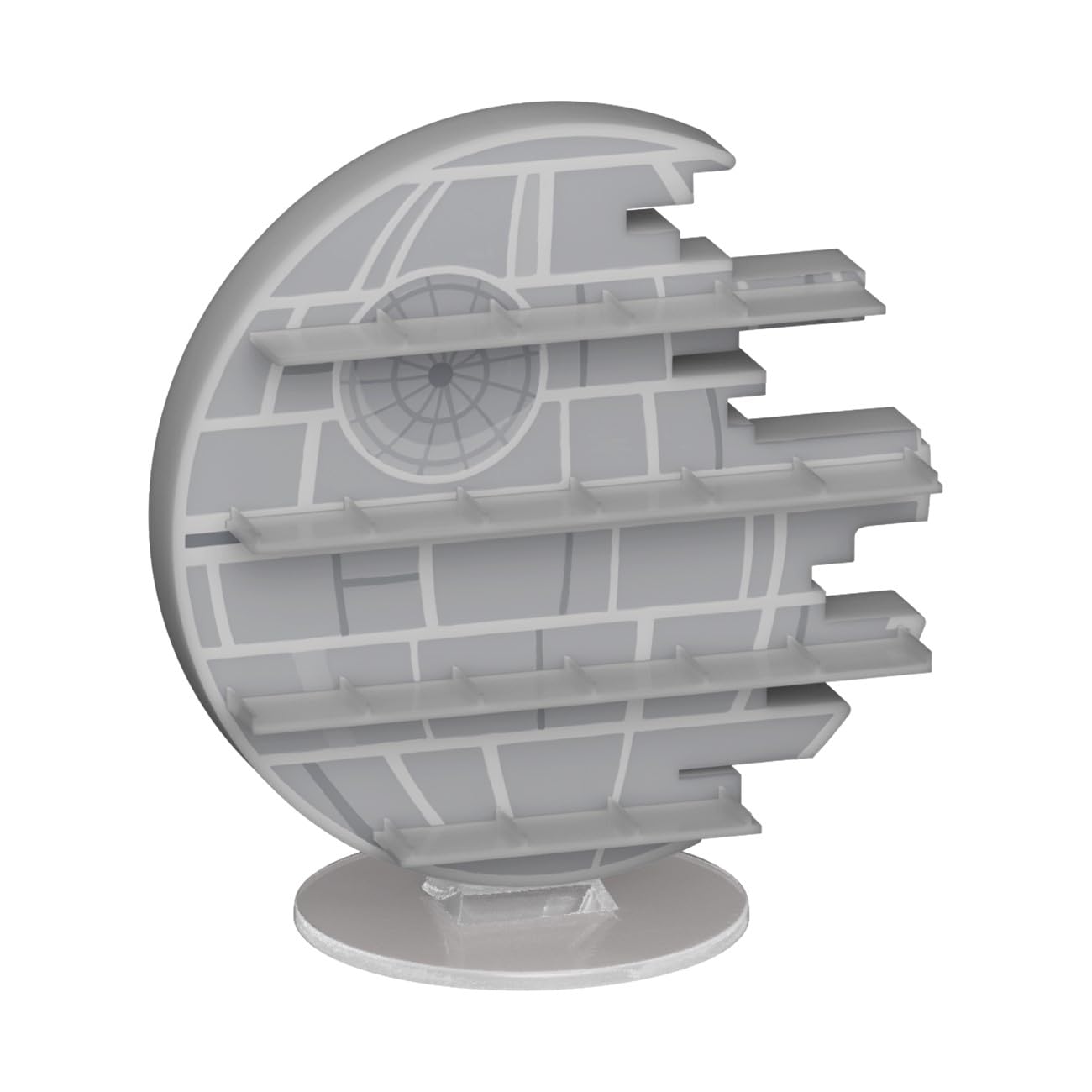 Funko Pop! Bitty Display: Death Star Display Shelf - Emperor Palpatine™ and Darth Vader™ (Electrified) Exclusive Included - Arrange Total of 20 Bitty