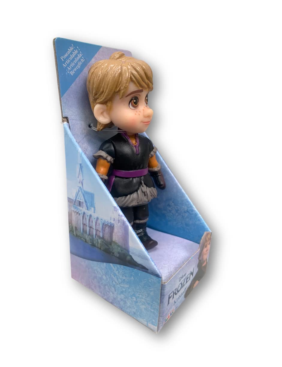 Amarina Packed in Clear Box for Gift Frozen Mini Poseable 3.5inch Doll Choose from All 14 Style Frozen Characters (Kristoff)
