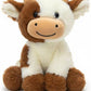 Sibupue Cow Stuffed Animals Soft Plush Cute Cow Doll for Boys Girls 11.8in (zuo NIU zongse 30cm)